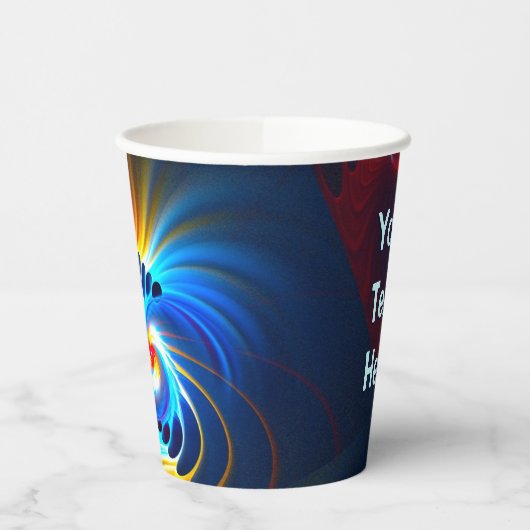 Gobelets En Papier Bleu gravitationnel (Gauche)