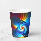 Gobelets En Papier Bleu gravitationnel (Recto)