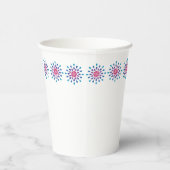 Gobelets En Papier Bleu, pourpre et rose (Droite)