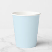 Gobelets En Papier Bleu poussette bébé garçon douche (Verso)