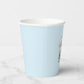 Gobelets En Papier Bleu poussette bébé garçon douche (Droite)