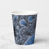 Gobelets En Papier Bleus Abstract (Verso)