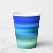 Gobelets En Papier Bleus brossé tasse de papier (Verso)