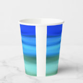 Gobelets En Papier Bleus brossé tasse de papier (Gauche)