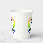 Gobelets En Papier BLM Black Lives are Critical [LGBTQ+] (Droite)