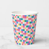 Gobelets En Papier Blocs multicouleurs jouables (Verso)