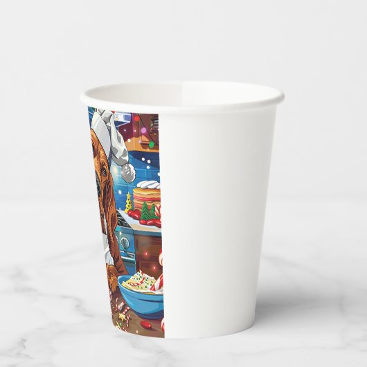 Gobelets En Papier Bloodhound Holiday Baking : Noël festif (Gauche)