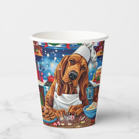 Gobelets En Papier Bloodhound Holiday Baking : Noël festif (Recto)