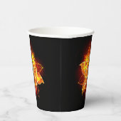 Gobelets En Papier Blooming Fire Rose (Droite)