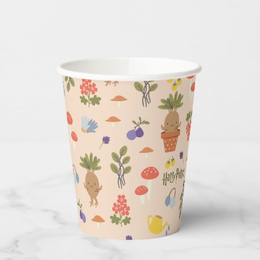 Gobelets En Papier Blooms magiques Mandrake Motif (Gauche)