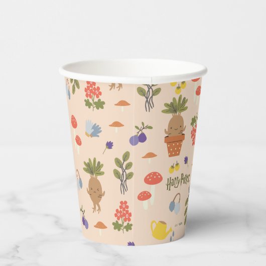 Gobelets En Papier Blooms magiques Mandrake Motif (Droite)