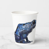Gobelets En Papier Blue and Black, Blue Poison Dart Frog (Verso)