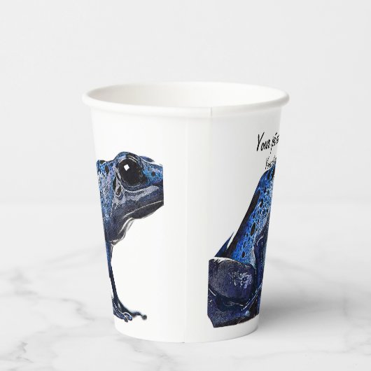 Gobelets En Papier Blue and Black, Blue Poison Dart Frog (Droite)