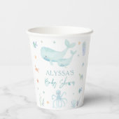 Gobelets En Papier Blue Boy Under the Sea Baby shower (Verso)