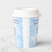 Gobelets En Papier Blue Chinoiserie Baby Shower Tableware Set (Droite)