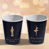 Gobelets En Papier Blue elegant Nutcracker personalized cup