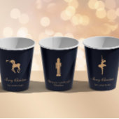Gobelets En Papier Blue elegant Nutcracker personalized cup