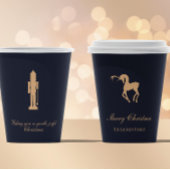 Gobelets En Papier Blue elegant Nutcracker personalized cup