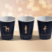 Gobelets En Papier Blue elegant Nutcracker personalized cup