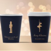 Gobelets En Papier Blue elegant Nutcracker personalized cup