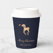 Gobelets En Papier Blue elegant Nutcracker personalized cup (Recto)