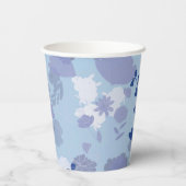 Gobelets En Papier Blue Flowers (Verso)