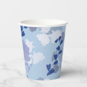 Gobelets En Papier Blue Flowers (Recto)