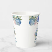 Gobelets En Papier Blue Hydrangea Bride Tea Party (Gauche)