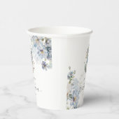 Gobelets En Papier Blue Hydrangeas thé fête nuptiale douche (Droite)