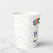 Gobelets En Papier Blue Italian Greyhound Cute Dog - Joyeux anniversa (Droite)