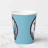 Gobelets En Papier Blue Jay Blue Bird Blue (Droite)