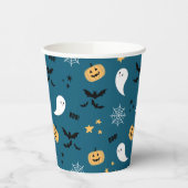 Gobelets En Papier Blue Little Boo Halloween Ghost (Gauche)