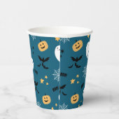 Gobelets En Papier Blue Little Boo Halloween Ghost (Droite)