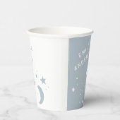 Gobelets En Papier Blue Modern Arc en ciel et étoiles Baby shower bla (Droite)