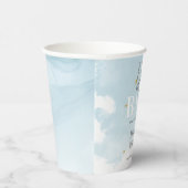 Gobelets En Papier Blue Nous sommes sur Cloud 9 Bonjour Baby shower P (Droite)