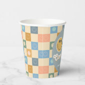 Gobelets En Papier Blue One Cool Dude Boys 1er anniversaire (Droite)