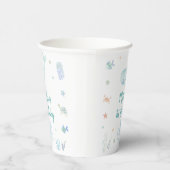 Gobelets En Papier Blue Pastel Under the Sea Anniversaire (Droite)