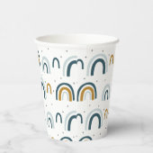 Gobelets En Papier Blue Rainbow boy fête d'anniversaire (Droite)