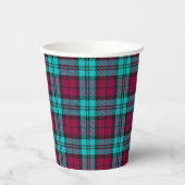 Gobelets En Papier Blue Red Campbell Tartan Blackwatch Plaid (Gauche)