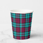 Gobelets En Papier Blue Red Campbell Tartan Blackwatch Plaid (Droite)