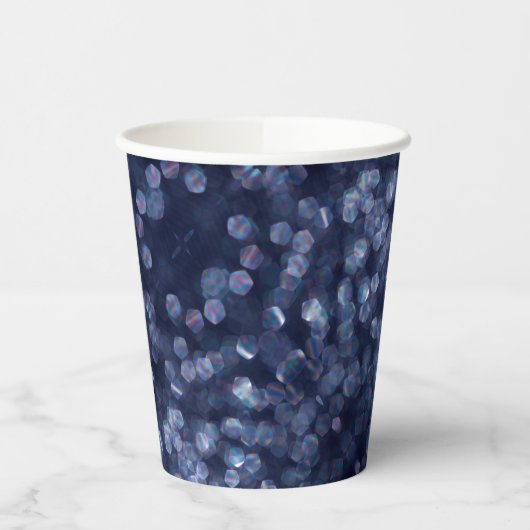 Gobelets En Papier Blue Sparkle (Gauche)