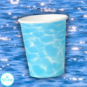 Gobelets En Papier Blue Water Pool Party Beach Party