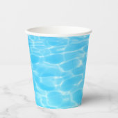 Gobelets En Papier Blue Water Pool Party Beach Party (Recto)