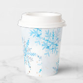 Gobelets En Papier Blue Winter Onederland Hot Cocoa Cups (Droite)