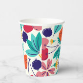 Gobelets En Papier Blueberries fraises Berry doux Anniversaire (Droite)