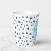Gobelets En Papier Blueberry 1er anniversaire Berry First (Droite)
