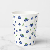 Gobelets En Papier Blueberry Birthday Berry Sweet (Verso)