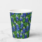 Gobelets En Papier Bluebonnets (Recto)