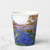 Gobelets En Papier Bluebonnets à Twilight, San Antonio (Recto)
