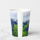 Gobelets En Papier Bluebonnets Blue Flowers Texas texan Floral (Droite)